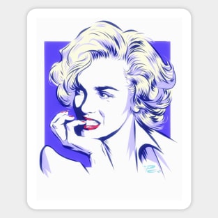 Marilyn Monroe - An illustration by Paul Cemmick Sticker